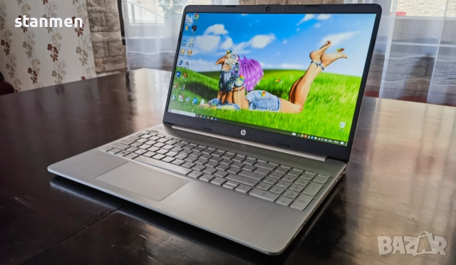 Продавам лаптоп HP Laptop 15/IPSматFHDсKам/4x2.3ghz/nVme256gb/8gb/AmdRadeon/6чБат