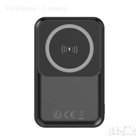 Външна батерия Power Bank 10000 mAh Forever MATB-100, PD QC 22.5W, магнитна с MagSafe, Черна , снимка 2 - Външни батерии - 52566388