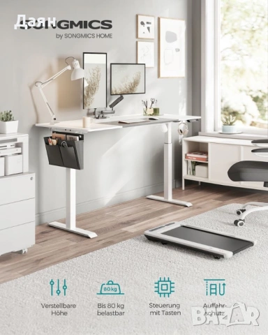 Електрическо бюро с регулируема височина SONGMICS, снимка 6 - Бюра - 53532937