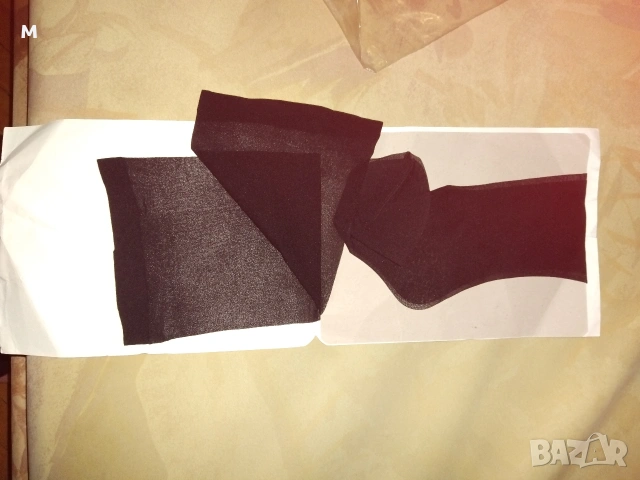 Черни жартиерни чорапи 7