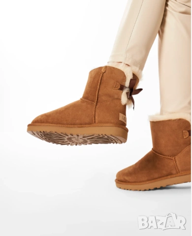 Ugg Апрески W Mini Bailey Bow II 1016501 номер 39 боти / ботуши, снимка 4 - Дамски боти - 53077416