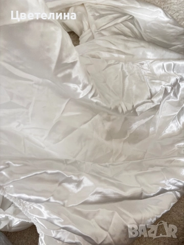 Вискозен чаршаф наподобяващ сатен , снимка 2 - Спално бельо - 52687676