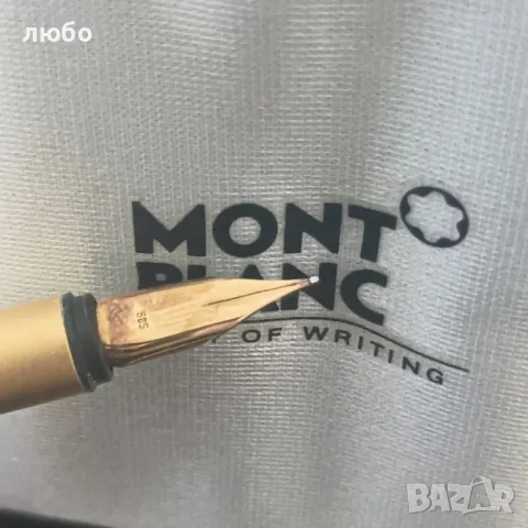 Писалка MONTBLANC Златно Покритие И Златен Писец 14 к-585, снимка 2 - Колекции - 48327381