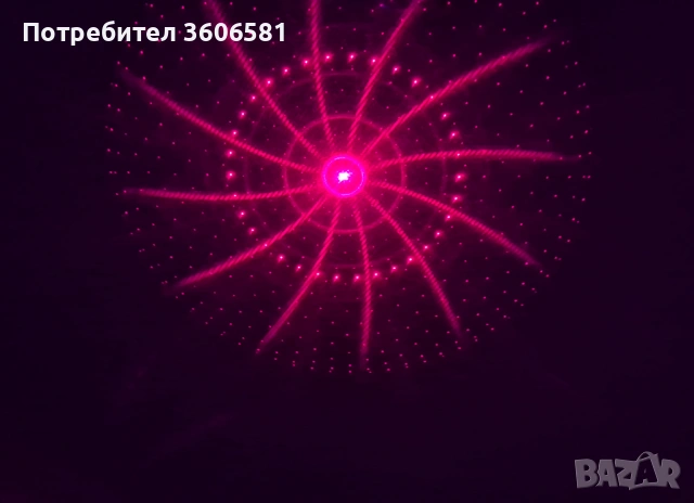 DJ Disco Laser за партита с вградена презареждаща се акумулаторна батерия и ефект според звука, снимка 9 - Друга електроника - 48420593