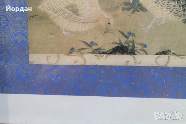 Японска репродукция с рамка и стъкло, снимка 7 - Картини - 50474554