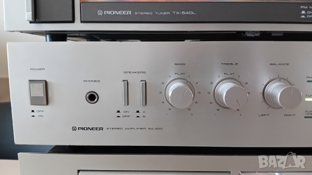 усилвател PIONEER SA-420, снимка 3 - Ресийвъри, усилватели, смесителни пултове - 45053735