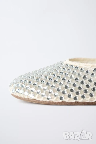 Балеринки с камъни на Zara , снимка 4 - Сандали - 53781668
