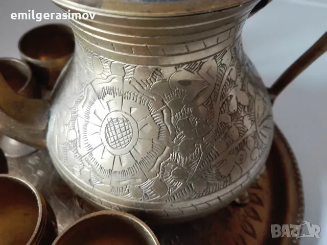 Месингов сервиз и други съдове., снимка 2 - Сервизи - 49137260