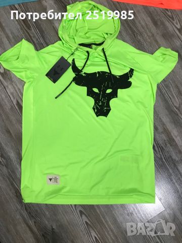 Тениски с качулка Under Armour - The Rock, снимка 2 - Тениски - 46793001