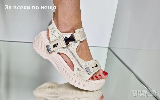 Nike Дамски Бежови Сандали Найк от 36 до 41 номер Код P747, снимка 2 - Сандали - 50679020