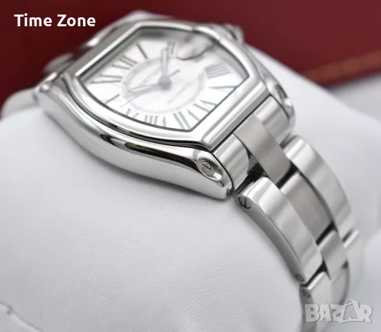 Cartier Roadster 37mm x 44mm Steel White Dial Мъжки / Унисекс, снимка 5 - Мъжки - 47992771