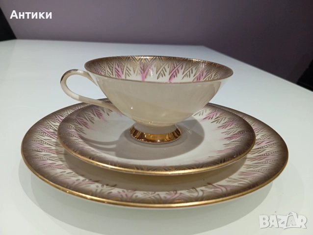 Порцеланов комплект за кафе маркиран , снимка 10 - Чаши - 52564030