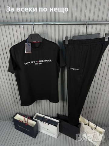 Tommy Hilfiger Мъжки Спортен Комплект Тениска И Долнище🔝Мъжки Спортен Екип - 2 Цвята Код A1265, снимка 2 - Спортни дрехи, екипи - 53530187