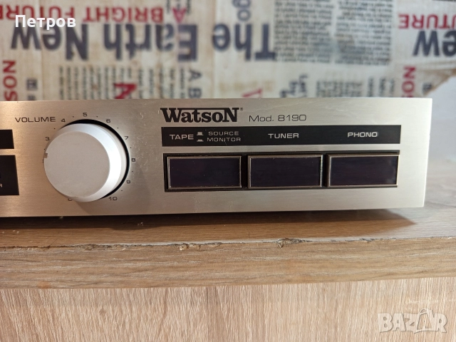 Усилвател "Watson"8190, снимка 2 - Ресийвъри, усилватели, смесителни пултове - 52627135