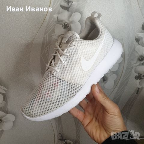 маратонки NIKE ROSHE ONE BR "TRIPLE WHITE" номер 40,5-41, снимка 10 - Маратонки - 45456850