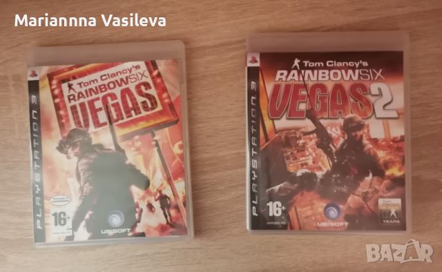 PS3 Игри Tom Clancy's Rainbow Six Vegas 1 и 2, снимка 1 - Игри за PlayStation - 46143110