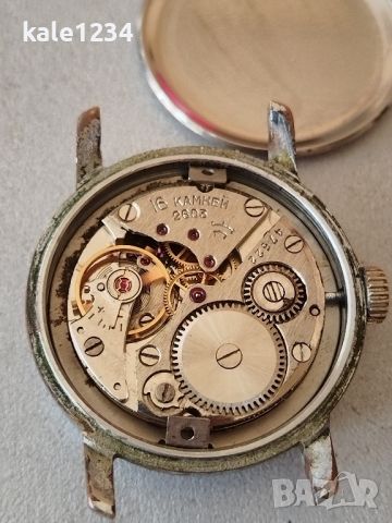 Часовник ЗИМ. Сделано в СССР. Римски цифри. Механичен. Ретро. Vintage watch , снимка 3 - Мъжки - 46261616