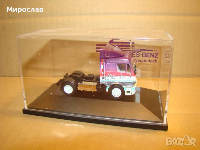 HERPA H0 1/87 MERCEDES BENZ ВЛЕКАЧ КАМИОН МОДЕЛ ИГРАЧКА, снимка 3 - Колекции - 48483628