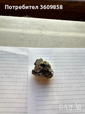 Галенит с калцит – естествен минерал от България