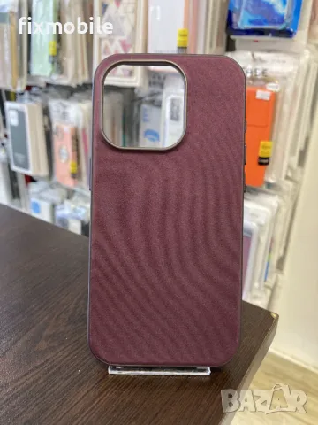 Apple iPhone 15 Pro Woven Mag Cover калъф от плат, снимка 14 - Калъфи, кейсове - 47228344