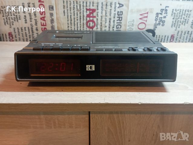 "Austro"1800 Часовник с радио и касета, снимка 6 - Радиокасетофони, транзистори - 45286911
