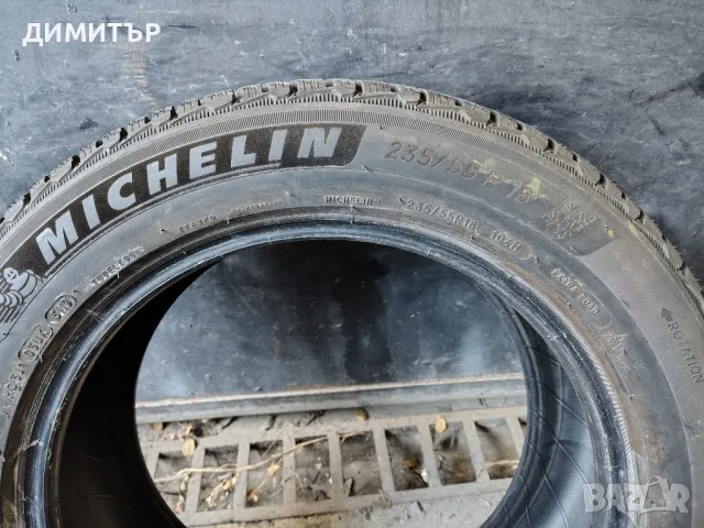 4бр.зимни гуми MICHELIN 235/55/18 104H DOT 3119, снимка 5 - Гуми и джанти - 49326062