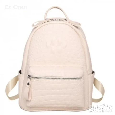 💕Дамска раница Tory Beige цвят екрю