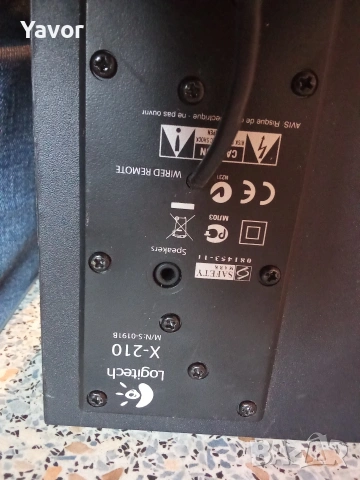 Субуфер LOGITECH X-210 , снимка 2 - Тонколони - 53295355