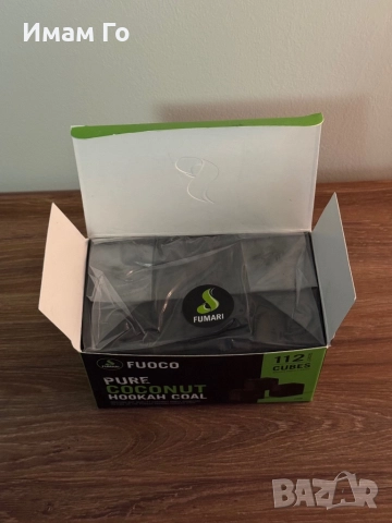 Fumari Fuoco Pure Coconut Hookah Coal – премиум кокосови въглени за наргиле / shisha / hookah, снимка 6 - Наргилета - 52340579