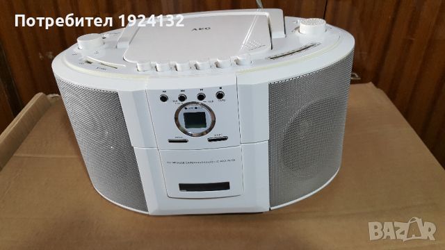 AEG CD-USB касетофон, снимка 1 - Радиокасетофони, транзистори - 46471213