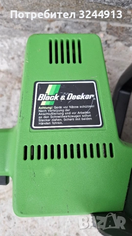 Английски електрически храсторез Black Decker HT420S, снимка 7 - Градинска техника - 53219937