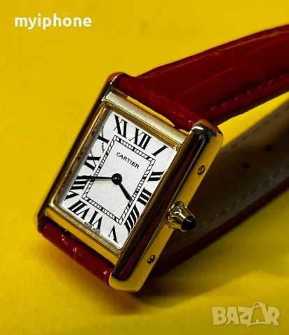 Луксозен дамски часовник Cartier, снимка 11 - Дамски - 49364233