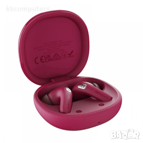 HiFuture FlyBuds 4 ANC - TWS слушалки с ANC, 35ч живот, Bluetooth 5.4 - розови