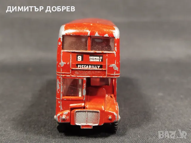 СТАРА РЕТРО МЕТАЛНА КОЛИЧКА BUDGIE TOY ENGLAND AEC LONDON BUS, снимка 7 - Колекции - 47338806