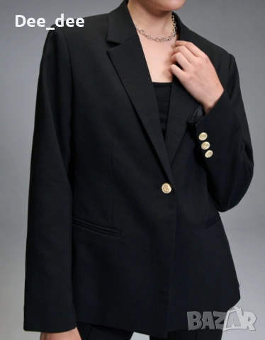 Дамско черно сако/блейзър Sinsay, р-р XXS