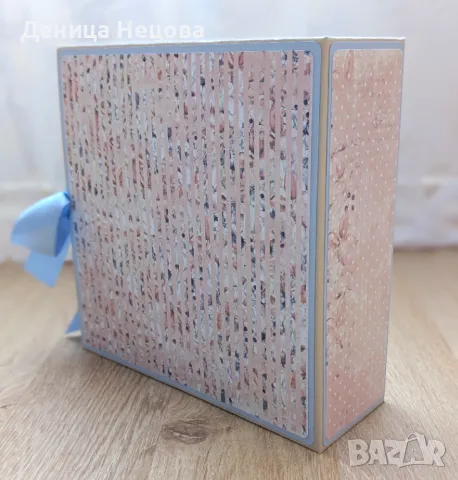 Бебешки ръчно изработен албум за снимки, подарък за погача, подарък за бебе, рожден ден, снимка 2 - Други - 49735772