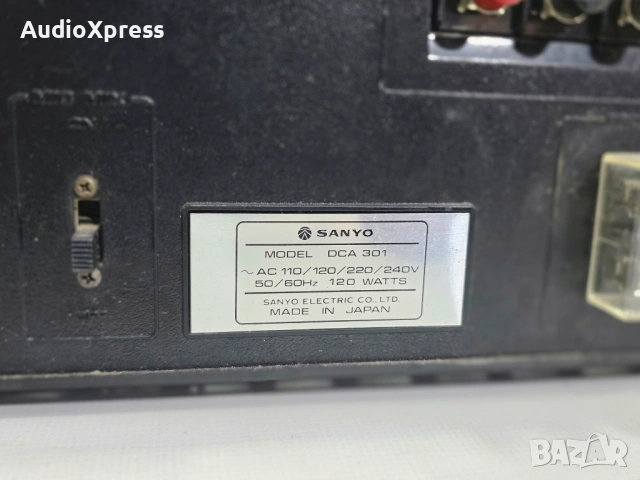 🔥 Sanyo DCA-301 – японско винтидж бижу!, снимка 7 - Тонколони - 53641910