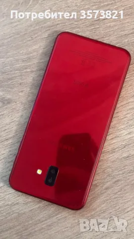 Samsung J6+ Red Като НОВ ! ! , снимка 1 - Samsung - 48841414