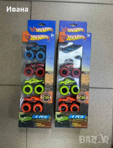 Колички Hot Wheels 4 броя, снимка 1 - Коли, камиони, мотори, писти - 47980464