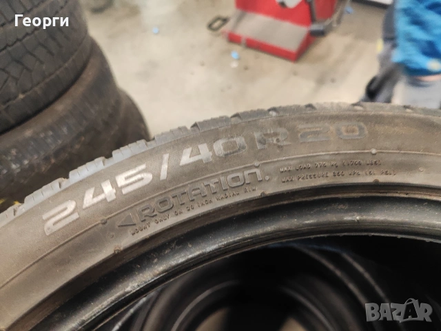 2бр.зимни гуми 245/40/20 Nokian, снимка 4 - Гуми и джанти - 54198820