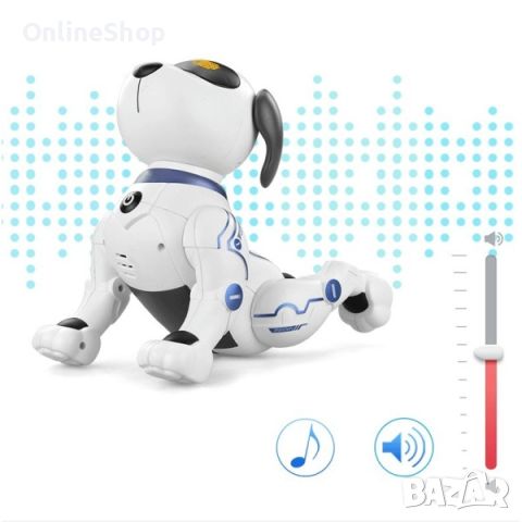 Куче робот, Дистанционно управление, Интерактивно, Бял / Син, снимка 3 - Образователни игри - 45700278