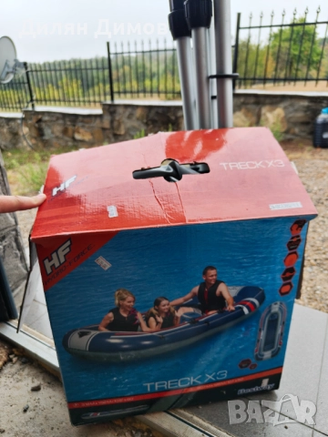 Надуваема лодка Treck X3, снимка 2 - Водни спортове - 52115735