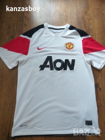 Nike 2010-12 Manchester United Away - ретро футболна тениска С, снимка 5 - Тениски - 46552943