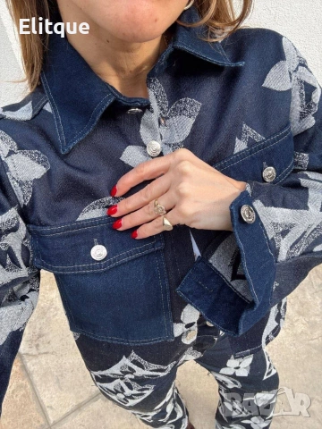 дамски комплект деним louis vuitton на едро , снимка 2 - Спортни екипи - 53067445