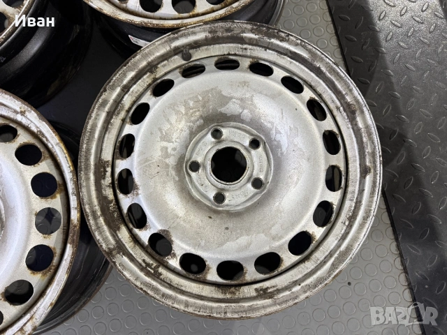 46р. Железни 16" Джанти 5х112 за -VW/AUDI/SKODA/VAG-6.5Jx16H2, ET33, снимка 4 - Гуми и джанти - 53933689