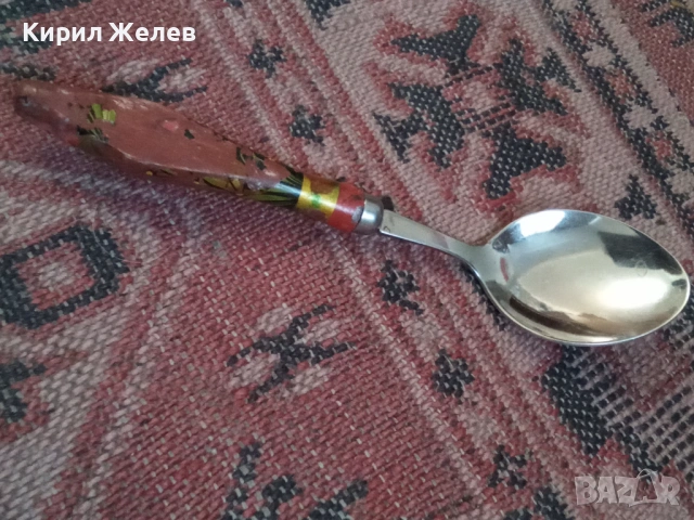 Лъжица стара руска 53738, снимка 6 - Прибори за хранене, готвене и сервиране - 53436772