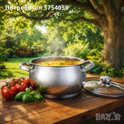 SwissGold Emmie Тенджера с капак , SG-19033, снимка 3 - Съдове за готвене - 53075635