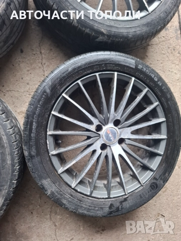 Алуминиеви джанти 5х108 17цола Пежо, Ситроен, снимка 5 - Гуми и джанти - 52475193