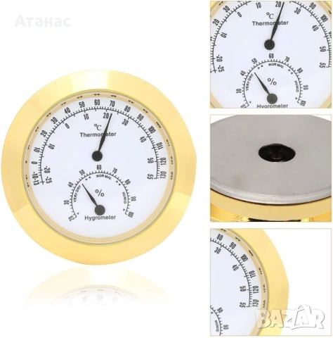 Термометър-хигрометър 2в1 - За музикални инструменти и пури, снимка 2 - Други - 53427463