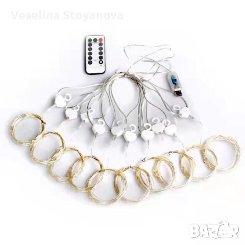 Комплект прозрачни коледни топки за украса - 16 броя , снимка 3 - Декорация за дома - 52638452